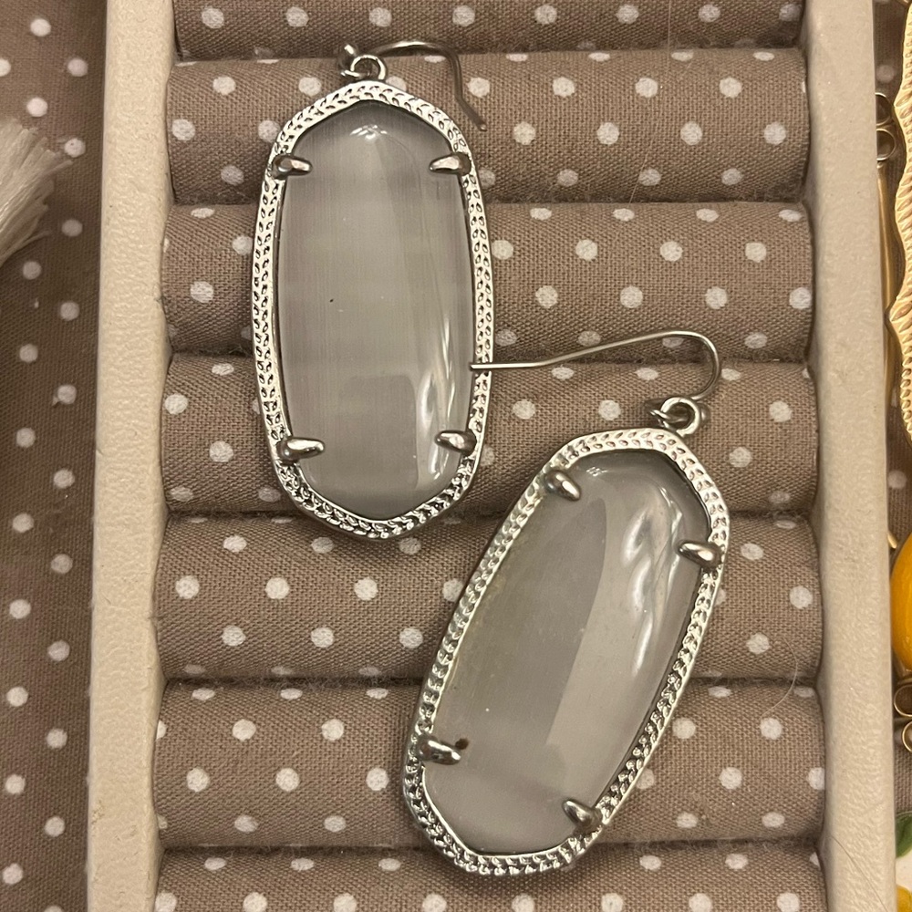 Kendra Scott Silver Elle Earrings